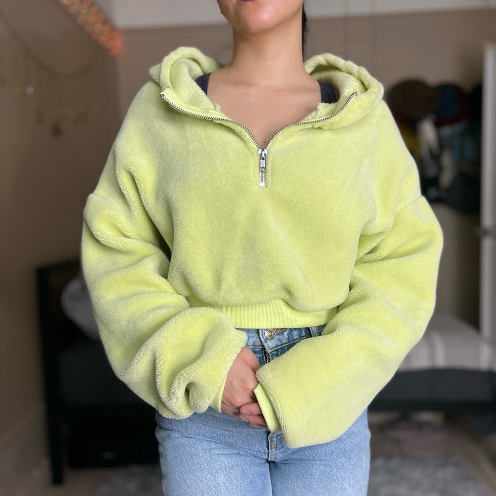 BDG Long Sleeve Teddy Sweater